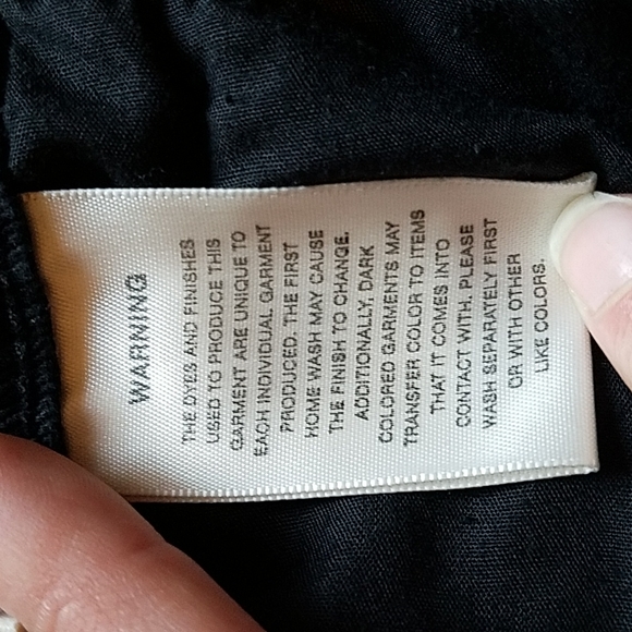 Black Empyre Distressed Overall Shorts - Picture 3 of 8